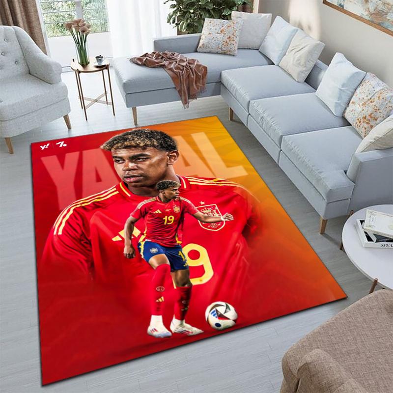FC Barcelona's Lamine Yamal Young Player of the Year carpet is suitable for living room and bedroom doormats office balcony decorative carpet 9