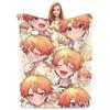Custom Tsukasa Anime Tenma Blankets Warm Flannel Throw Blanket For Sofa Bedroom Bedding