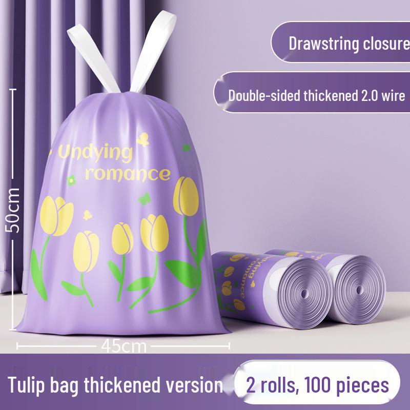 Wegwerp Scheurvrije Extra Grote Vuilniszakken met Trekkoord en Geurcontrole