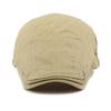 HT4675 Men Women Beret Cap Classic 100% Cotton Spring Summer Sun Hat Male Female Beret Hat Adjustable Ivy Flat Cap Artist Berets