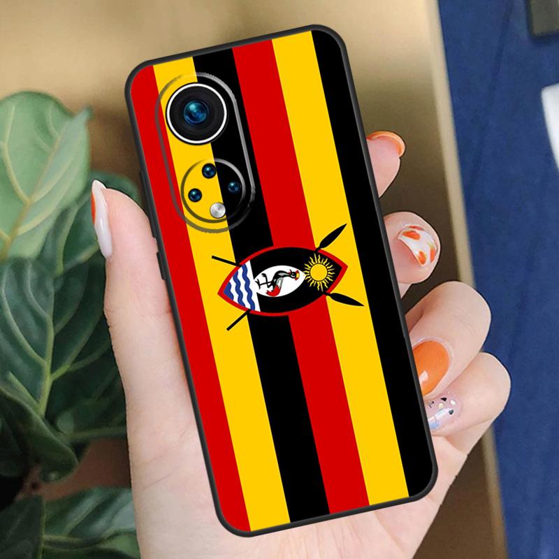 Uganda Flag Coat Of Arms Case For Honor 90 50 70 Lite X9b X9a X8b X8a X8 X9 X9c Honor 200 Pro Magic 5 6 7 Lite Cover