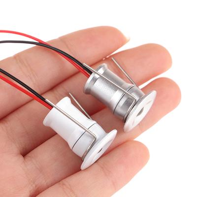 Mini LED Strahler 12V Dimmbar 15mm Ausschnitt Einbauleuchte Deckenleuchte Vitrinenbeleuchtung Kleiner Spot