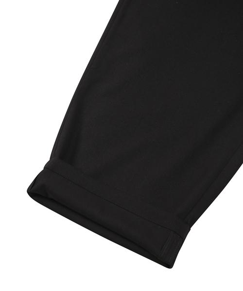 PRAIRIE [Summer] Like Linen Wide Slacks (Black)