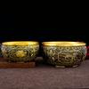 Brass Treasure Bowl Incense Burner - Eight Treasures Wealth-Attracting Home Decor Chinese Craft