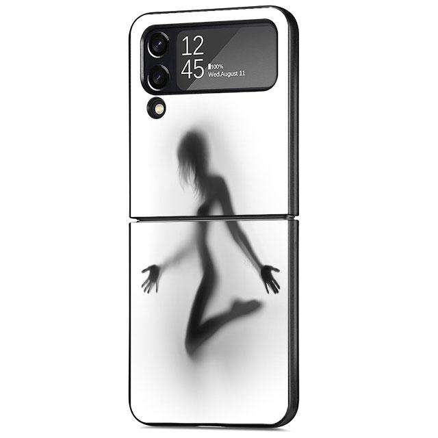 

Жесткий чехол для ПК Samsung Galaxy Z Flip 4 ZFlip3 Z Flip 3 5G ZFlip zflip ZFlip4 Flip4 сумка сексуальные забавные женские силуэты Funda Samsung Z Flip4 5G