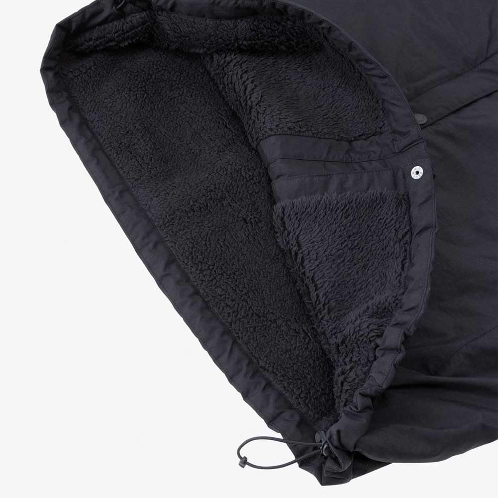 The North Face Compact Nomad Coat for Padded Water S Women, Fleece, Windproof, Repellent, Lightweight, Camping, Black/Black,