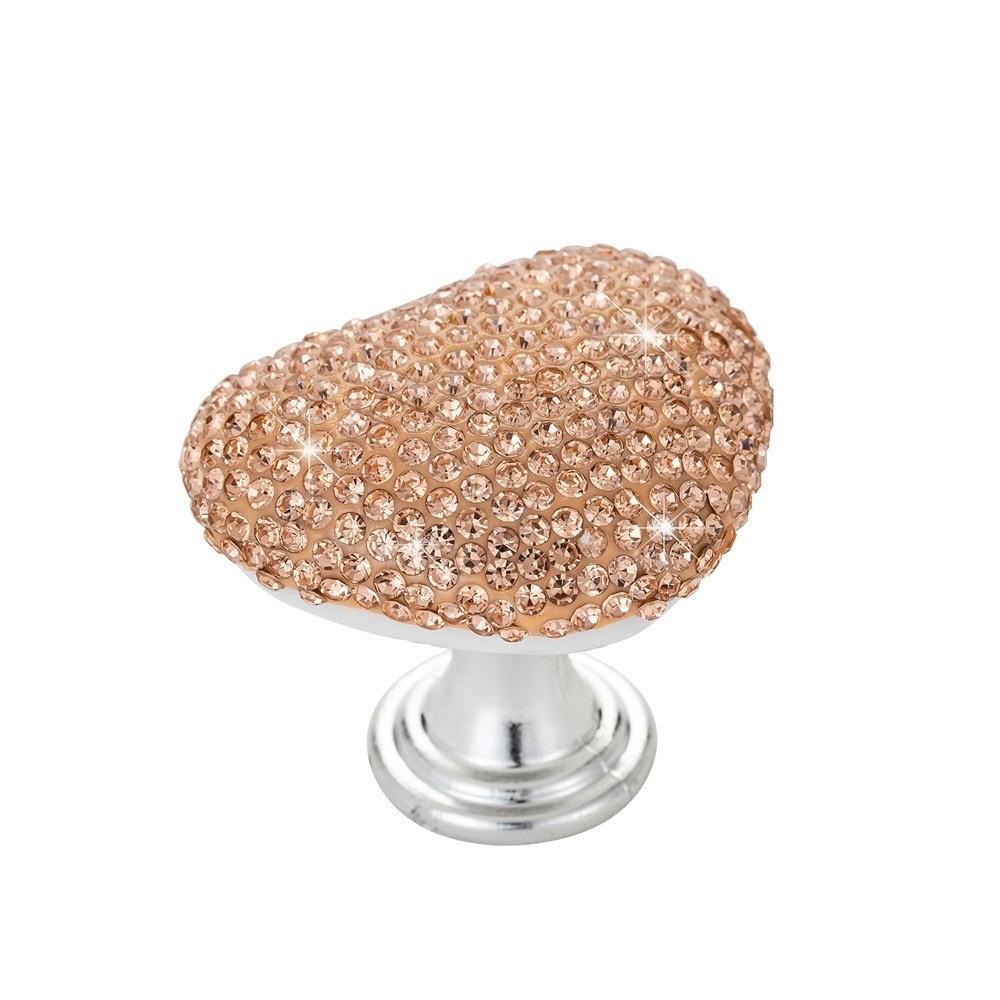Heart Shaped Toilet Press Button Adhesive Diamond Toilet Flush Top Button Nail Protector Multifunctional