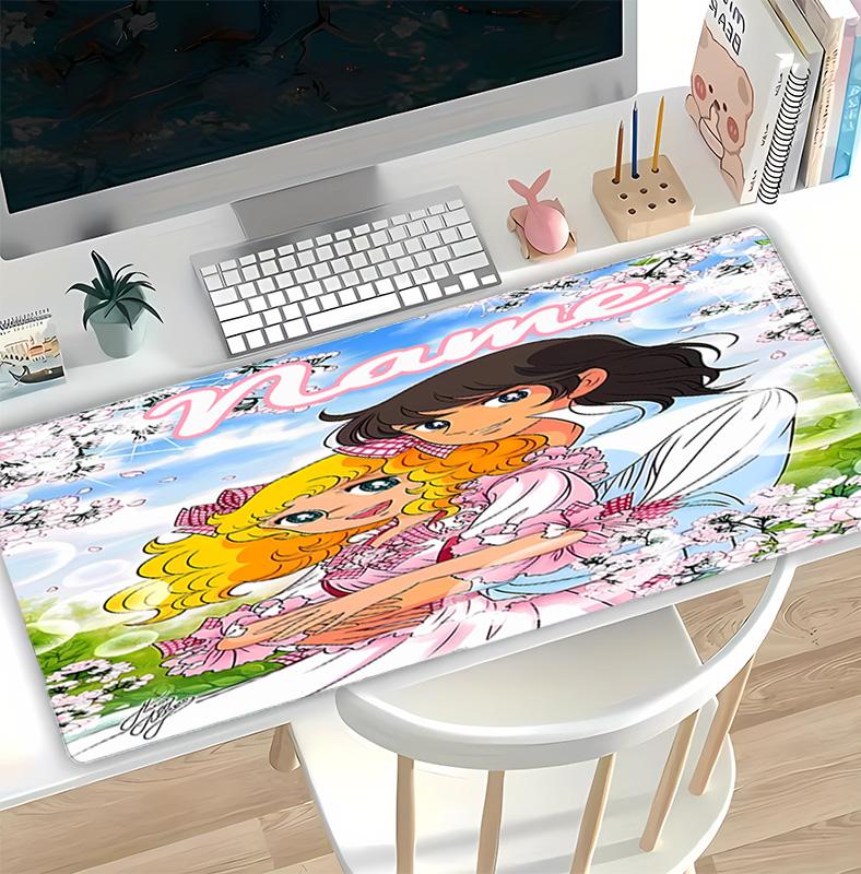 Customizable Name Candy Candy Pattern Gaming Mouse Pad-Non Slip Rubber Base,Perfect Gamers,Esports,Ideal Gift Gaming Enthusiasts
