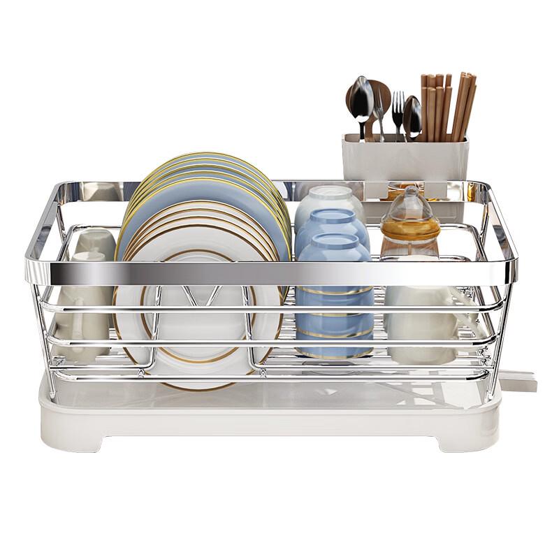 Foldable 304 Stainless Steel Dish Drying Rack