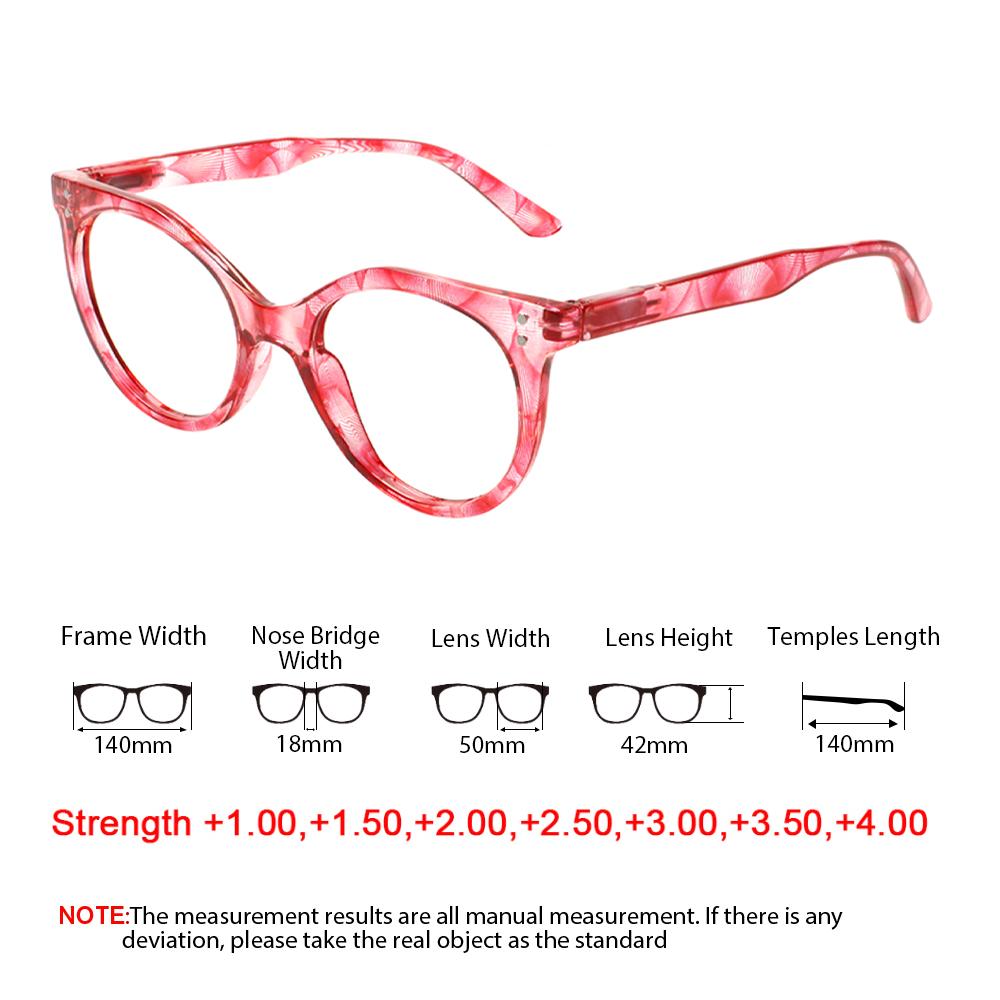 TUREZING Presbyopia Eyeglasses Diopter Eyeg-lasses For Men Women High-Quality Blue Light Circular Frames Flexible Spring Hinge