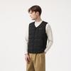 Tanboer Men's Short Collarless Down Vest TA5330105A