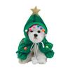 Cat Cloak Cape Christmas Tree for Small Medium Girl Dogs, Cat Wedding Costume Adjustable Cloak Cape