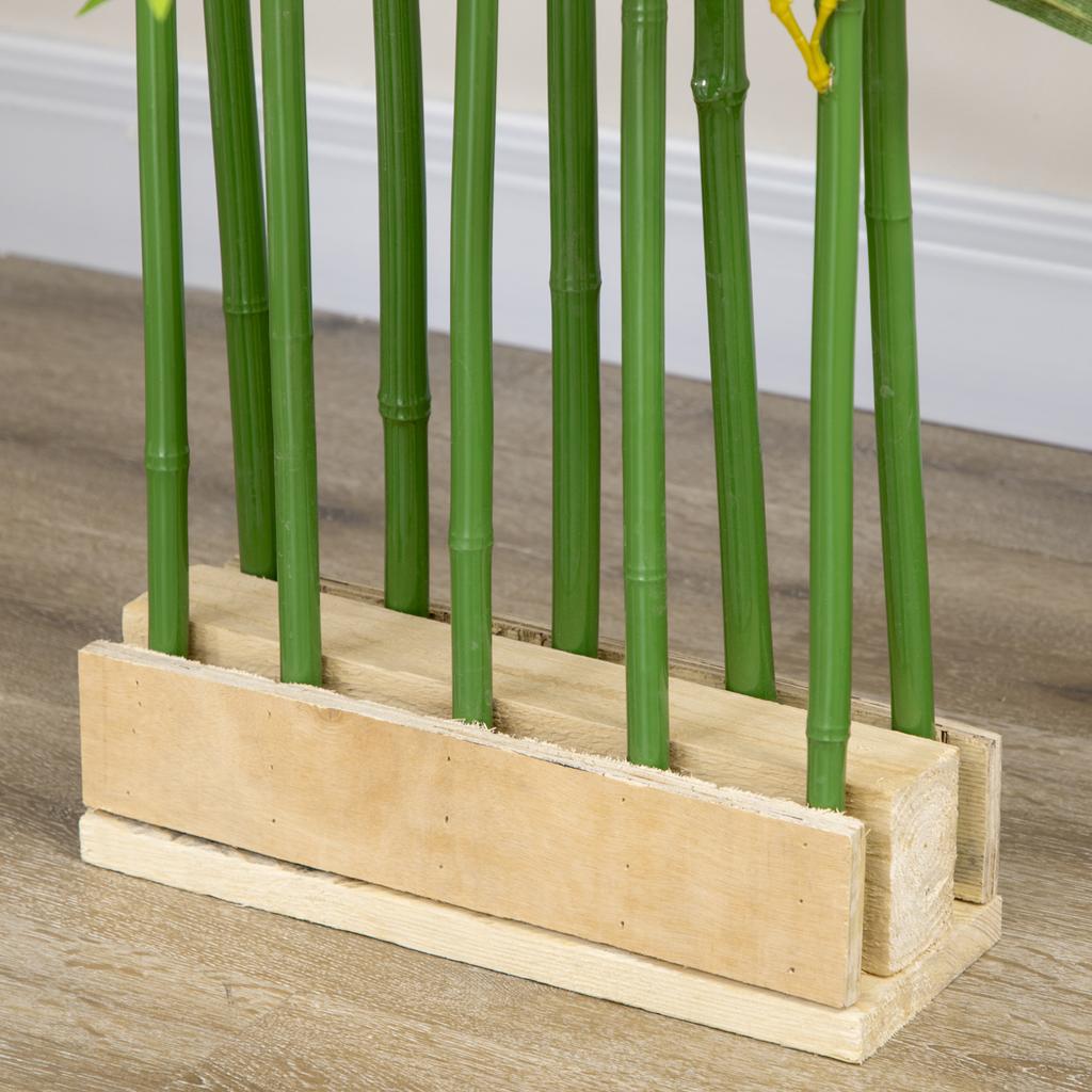 Artificial Bamboo, Artificial Plant, Decorative Plant, Realistic Look, Low Maintenance, for Home Use, 180 Cm High, Green