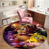 Five Nights at Freddy's Print Round Rug, Washable Floor Carpet, For Entryway Dorm Laundry Room Office Study, Home Decor Birthday Christmas Gift