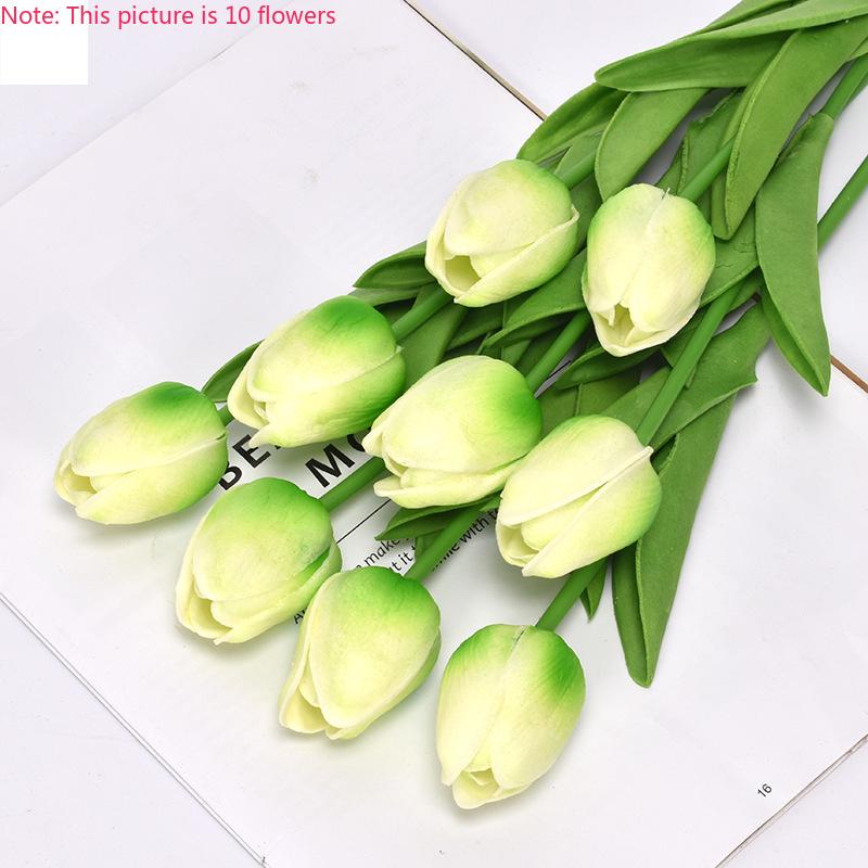 1 ks Umělé tulipány Květiny Domácí Zahradní Dekorace Květinová Kytice s Reálným Dotekem Narozeninová Oslava Svatba Dekorace Umělá Květina