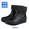 Outdoor Non-slip Fishing Rain Boots New Men's Fashion Mid-calf PVC Rain Boots Short Barrel Medium Barrel Waterproof Rain Boots