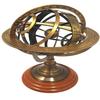 Esfera Armilar Náutica de Latão 20,32 cm de Altura Réplica Antiga Globo Presente; Decoração de Mesa e Presente