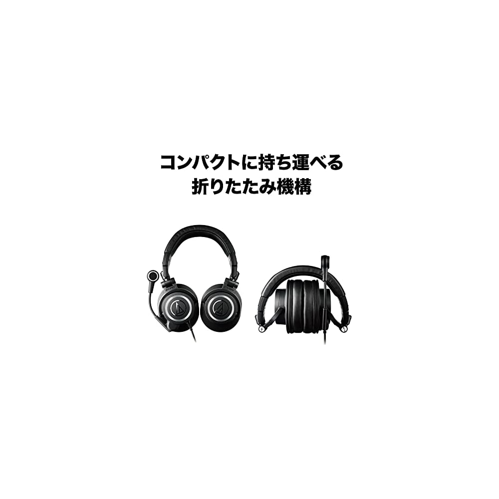 Audio-Technica ATH-M50xSTS-USB Wired Headset USB Streaming Content Creator Gaming Podcast Windows Mac PS4 PS5 Black