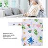 3pcs Wet Dry Bags for Diaper Bag Water Resistant Reusable Zipper Closure Snap Handle Printed Cloth Diaper Wet Dry Bags for Swimsuits Wet Clothes B17