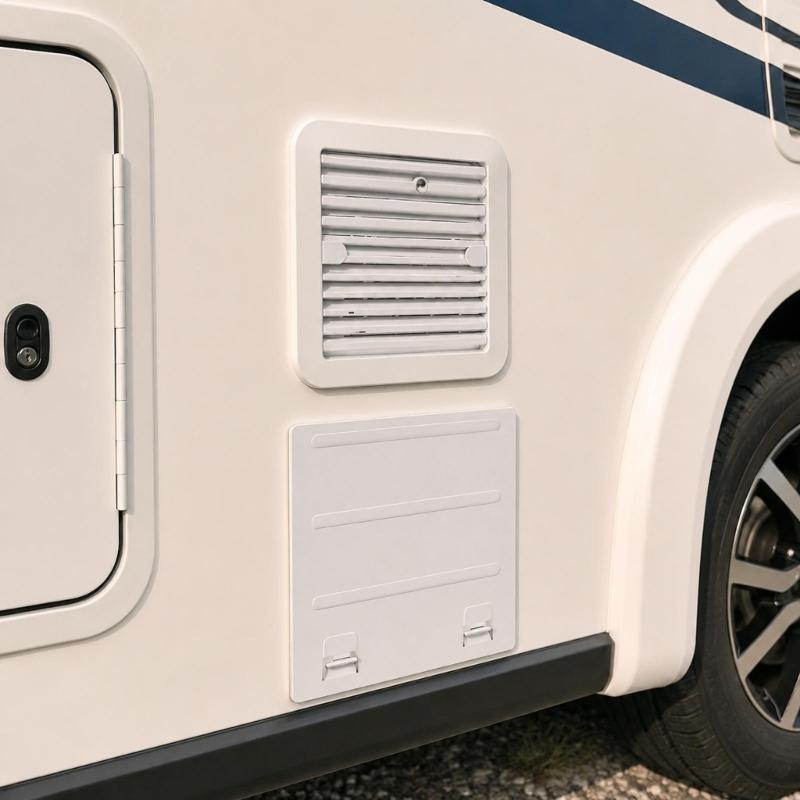 Motorhome Vent Debris Barrier Ventilation Outlet Grille, Removable Cover for Parking and Maintenance Tasks