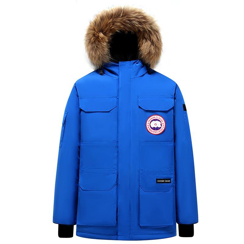 Dumping goods men's and women's Parker medium and long down jackets men's winter new expedition coat jacket