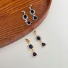 Elegant French Drip Earrings - High-End Gold & Silver for Women