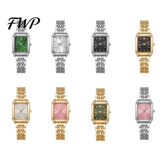 Modern Minimalist Watch Ladies Light Luxury Style Square Dial Steel Elegant Women Wristwatch Strap Embellishment for Office Party Date Night Quartz