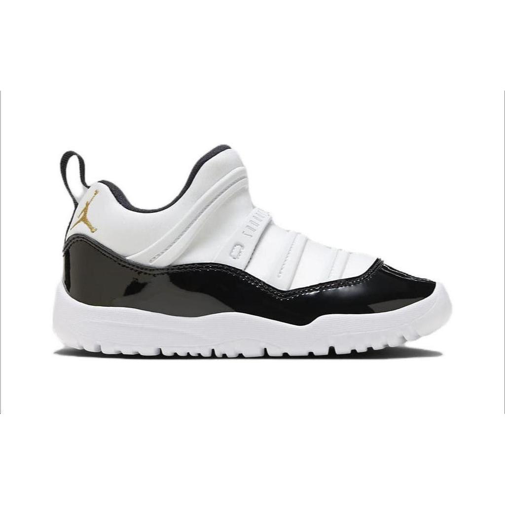 Jordan Air Jordan 11 Low Top Children's Basketball Shoes White Black Kids' BQ7101-170