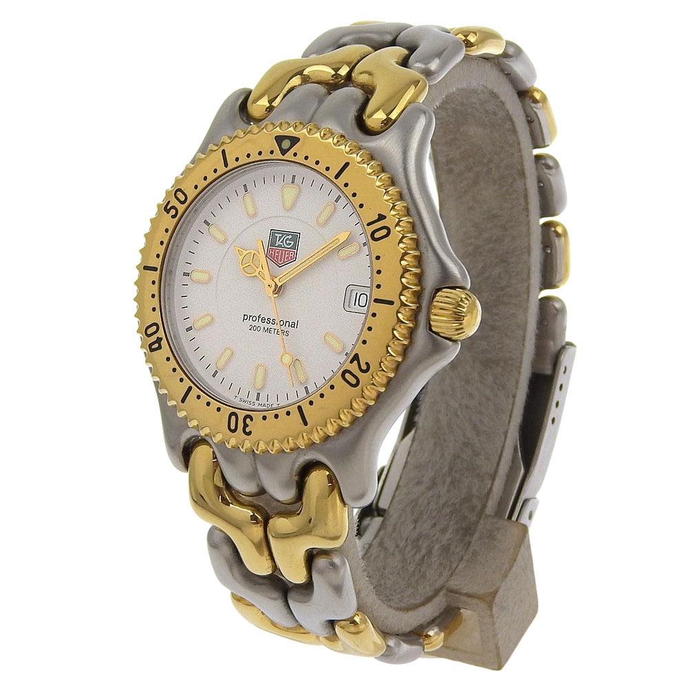 TAG HEUER professional Watches WG1122-KO Silver WhiteDial Stainless Steel Quartz Analog display mens Used