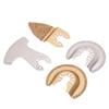 4pcs Carbide Multi Tool Blades Diamond Grit Grout Removal Blades  Grout Removing