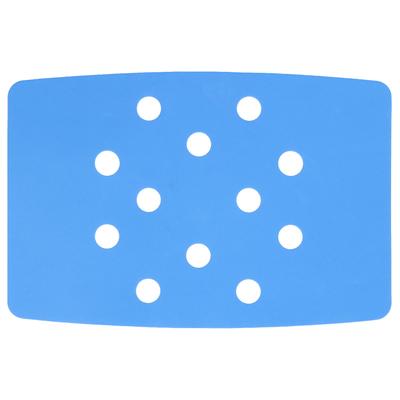 Cuscino per Sedia da Doccia Incollato Fisso Mantiene Caldo EVA Blu Design Perforato Sgabello da Doccia Portatile Cuscino
