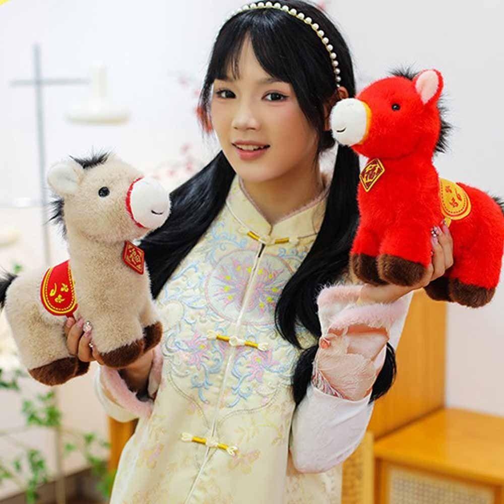 Stuffed Animal Horse Plush Doll 20cm Size Plush Stuffed Animal  Chinese Zodiac Year