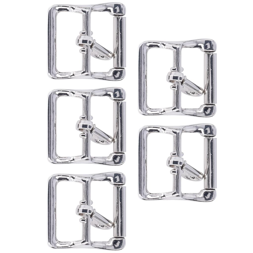 5-teilige Gürtelschnalle, einfacher, stilvoller, einfach zu installierender Ersatz aus Metallschnalle für die Herstellung von Taschen und Geldbörsen