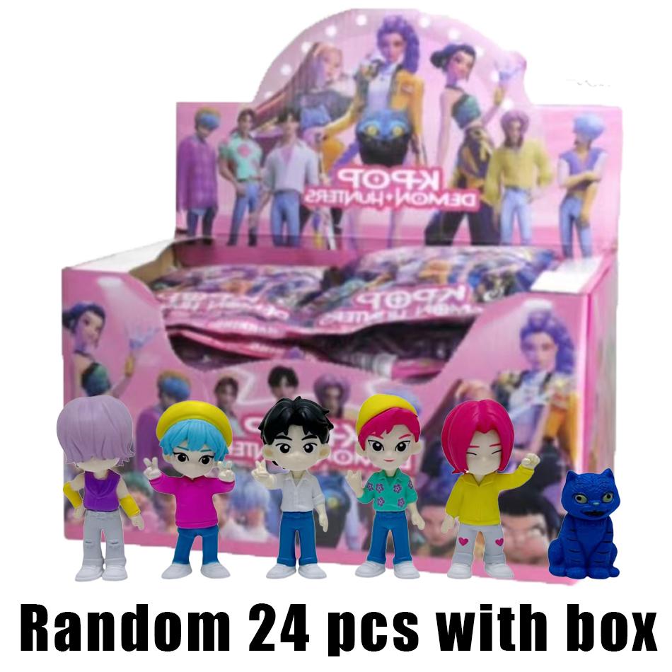 Neue Anime-Kpop-Dämonenjäger-Blindbox-Serie: Figuren, Spielzeug, Schreibtischstatuen, Dekoration, Halloween-/Weihnachtsgeschenk für Kinder