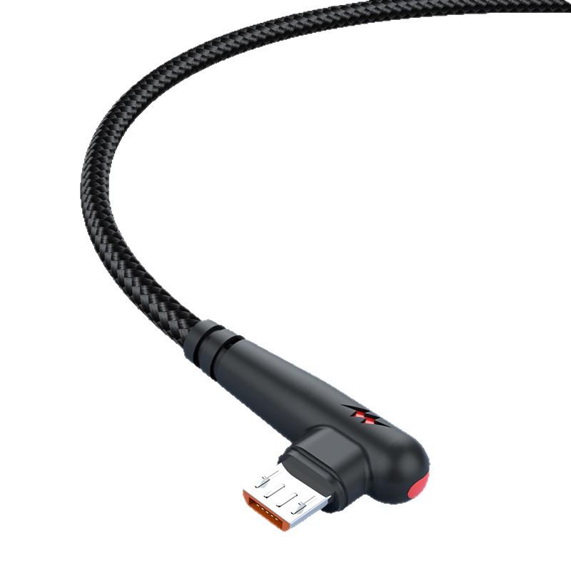 120W Fast Charging Right-Angle Cable for Huawei, Vivo, Meizu, Oppo, and Redmi 6A
