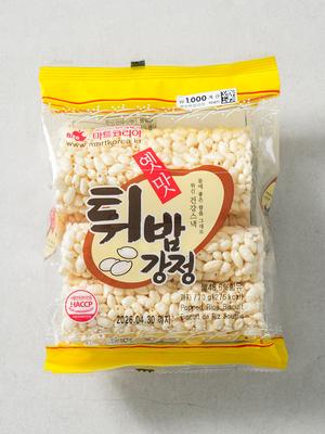 Traditioneller koreanischer gepuffter Reiskeks (Gangjeong) 70g