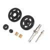RC Transmission Gear Set Replacement Heavy Duty Steel Gearbox Gear for Axial SCX24 1/24 RC Crawler Car