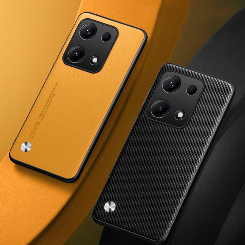 Luxuriöse PU-Lederhülle für Xiaomi Redmi Note 14S 4G Rückseite Silikon Stoßfest Vollschutz Handyhülle für Redmi Note14S