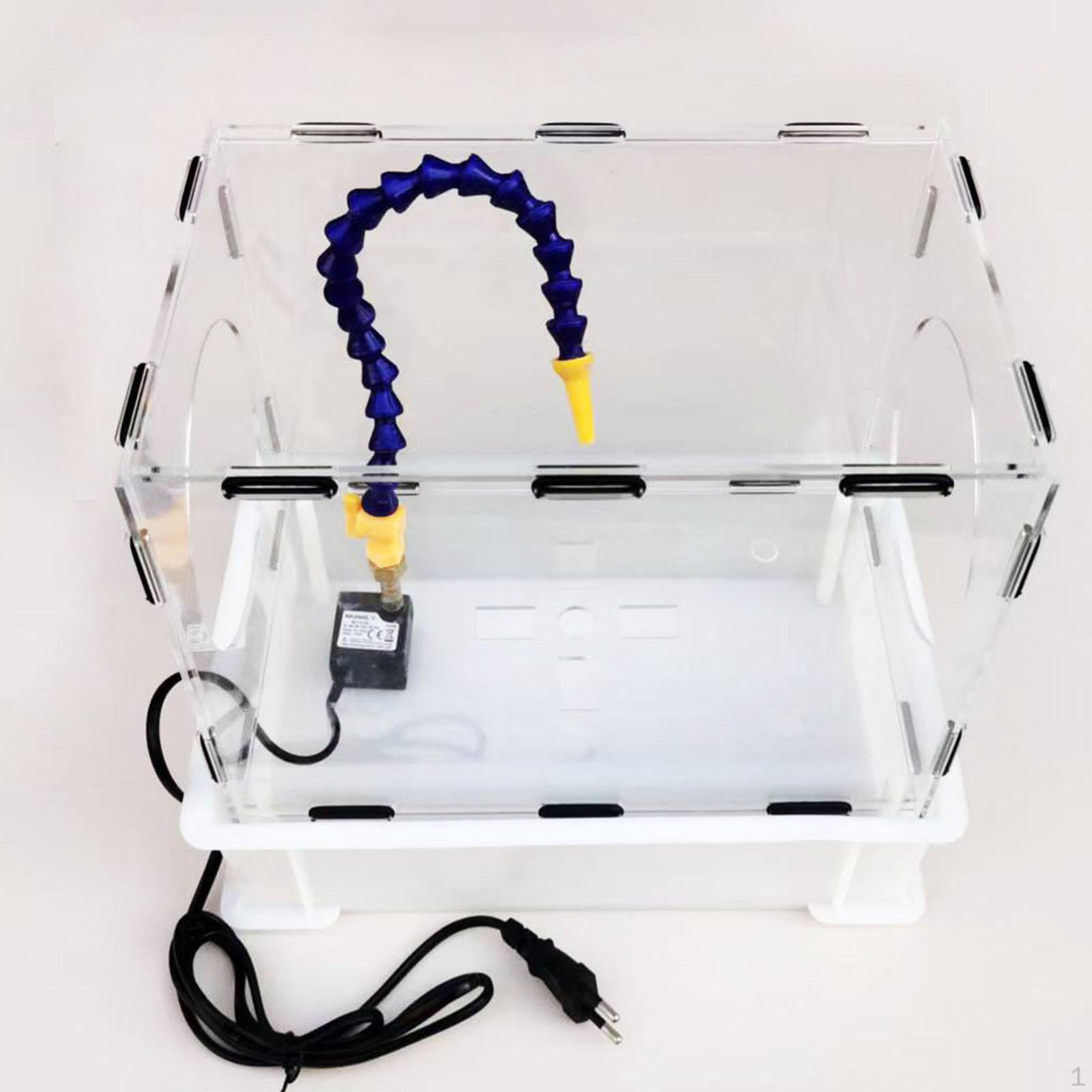 

Acrylic Enclosed Grinding Dust Box Cover for Engraving Polishing Crafts