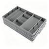 Expandable 2-Tier Drawer Organizer Multi-Compartment Storage Box with Dividers for Kitchen Makeup Office Bathroom Space-Saving