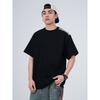 Wassup American Retro Three-Stripe Sports Short-Sleeve T-Shirt for Men, Summer Loose Casual Round-Neck Half-Sleeve Top