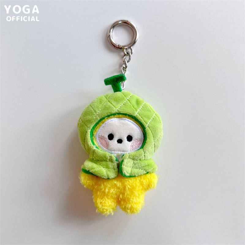 Fruit Animal Plush Keychain Cartoon Stuffed Doll Bag Pendant Gift Decoration