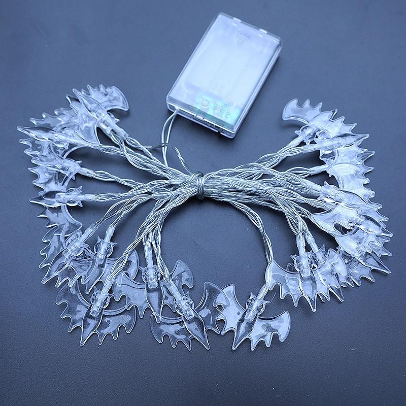 Halloween LED String Lights - Pumpkin, Ghost, Skull, Hand, Maple Leaf Décor 1.5 meters, 10 lights