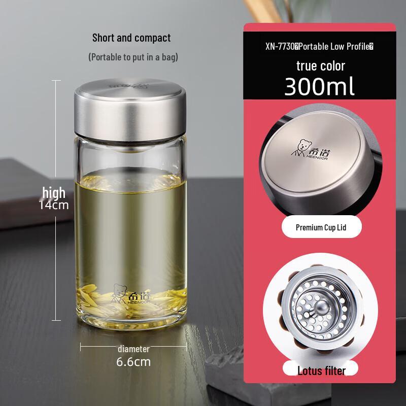 Xino 300ml Single-Layer Glass Tea Cup