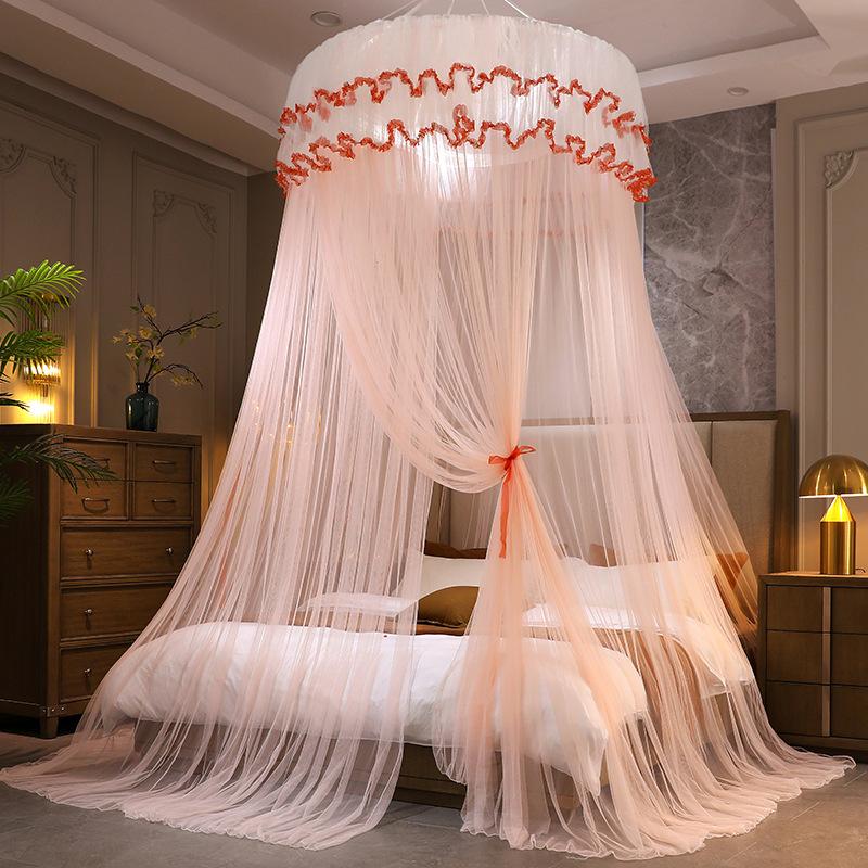 Hanging Dome Mosquito Nets Foldable Encrypted Net Home Bed Nets for 1.5 1.8 Meter Bed Princess Ceiling Net