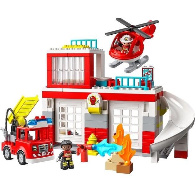 LEGO DUPLO 10970 Fire Station and Helicopter with Sound