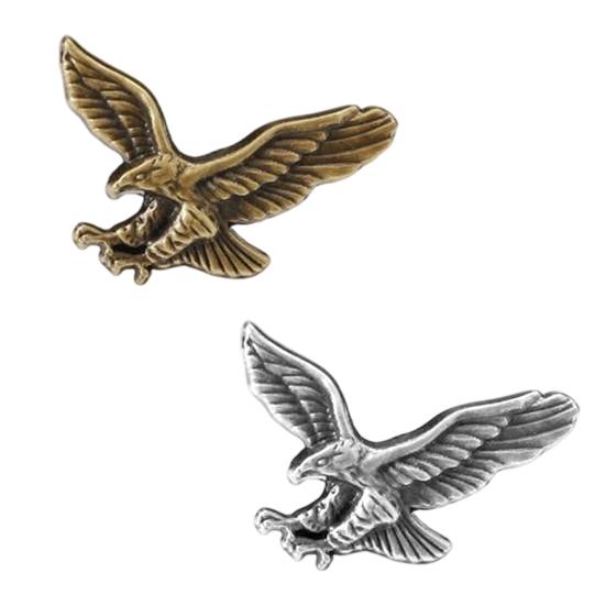 Brooch Men Brooch Eagle Design Lapel Pin with Invisible Buckle