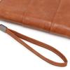 RFID Blocking Wallet with Zipper Travel Document Holder Passports Organizer Card Holder with Wrist Strap for Men Women Family Vacation Use