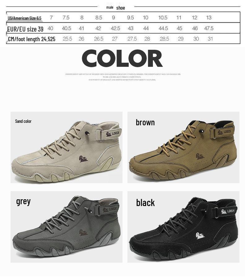 Men's Octopus High-Top Martin Boots - Hot Selling Casual Short Boots for Autumn and Winter
