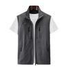 Men's Multi-Pocket Quick-Dry Vest for Spring, Summer, and Autumn. Thin Workwear Waistcoat In Large Sizes.